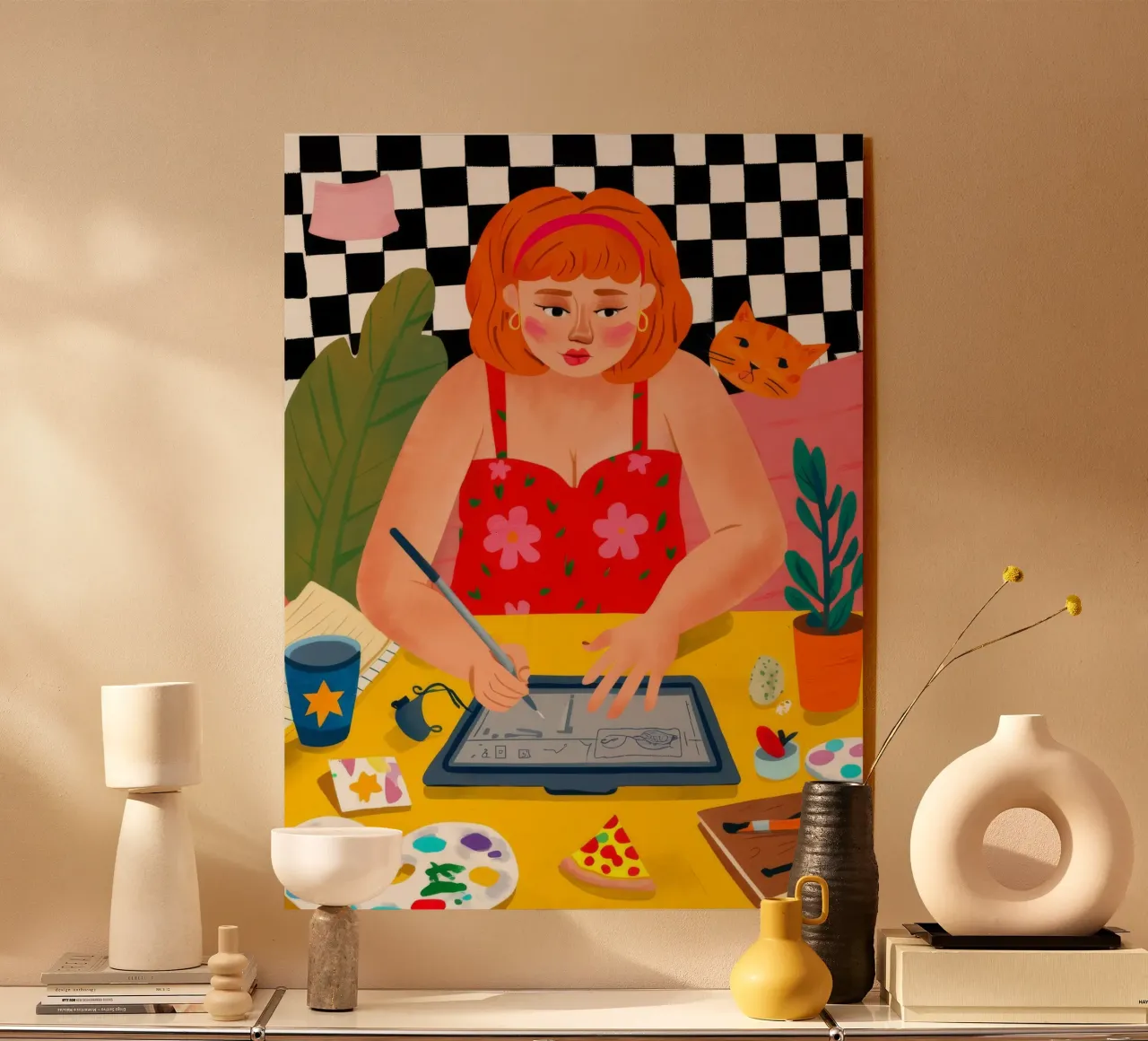 Studio creativo Bloom plexiglass da Aurora Muse