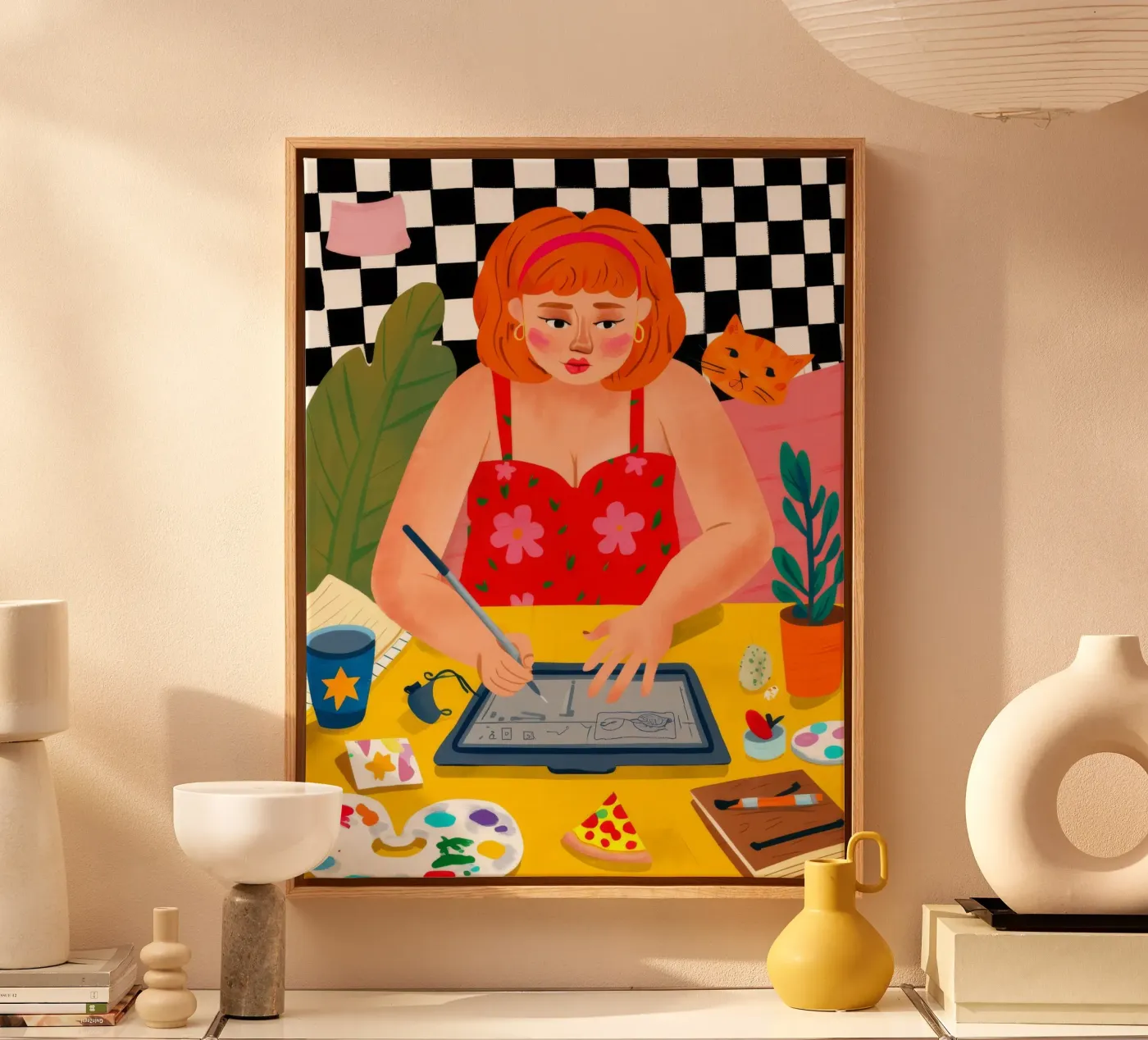 Creative Studio Bloom canvas by Aurora Muse