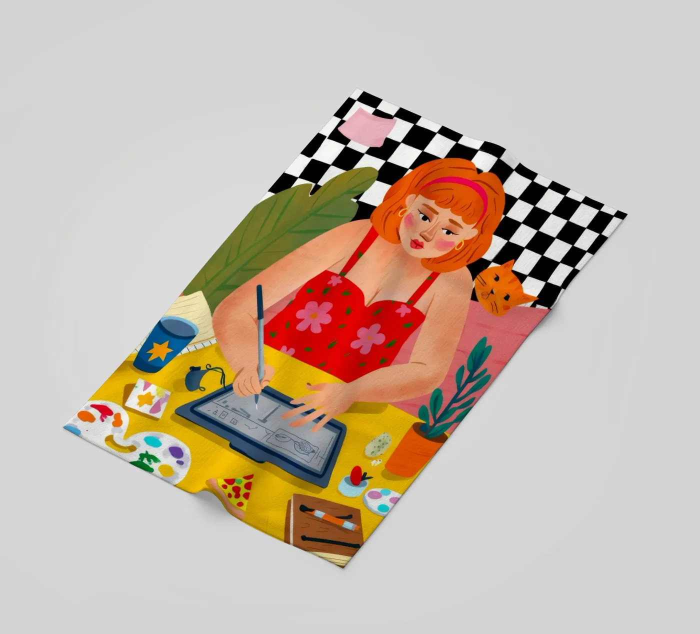 Studio creativo Bloom telo mare da Aurora Muse
