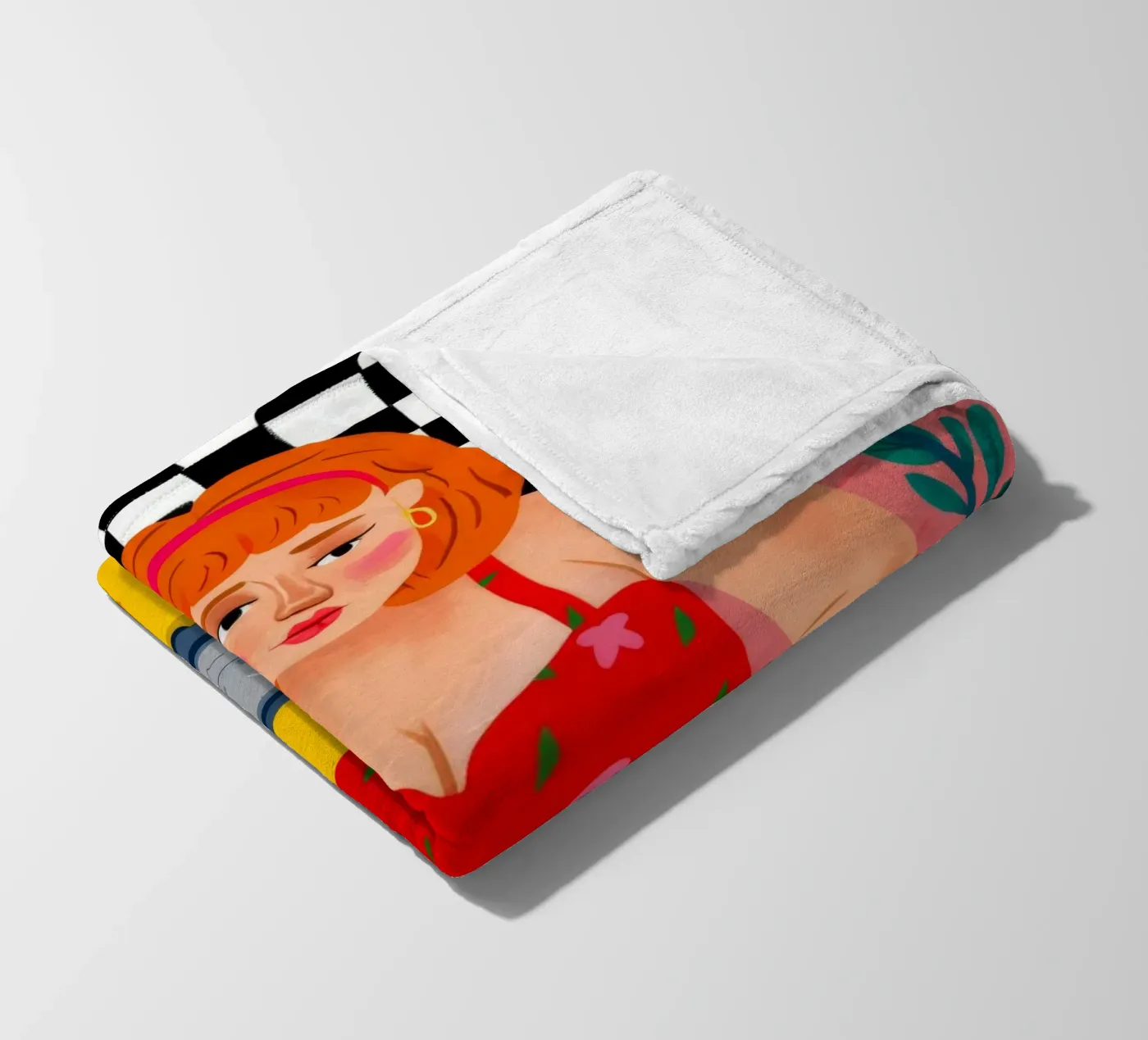 Kreativstudio Bloom Fleecedecke von Aurora Muse