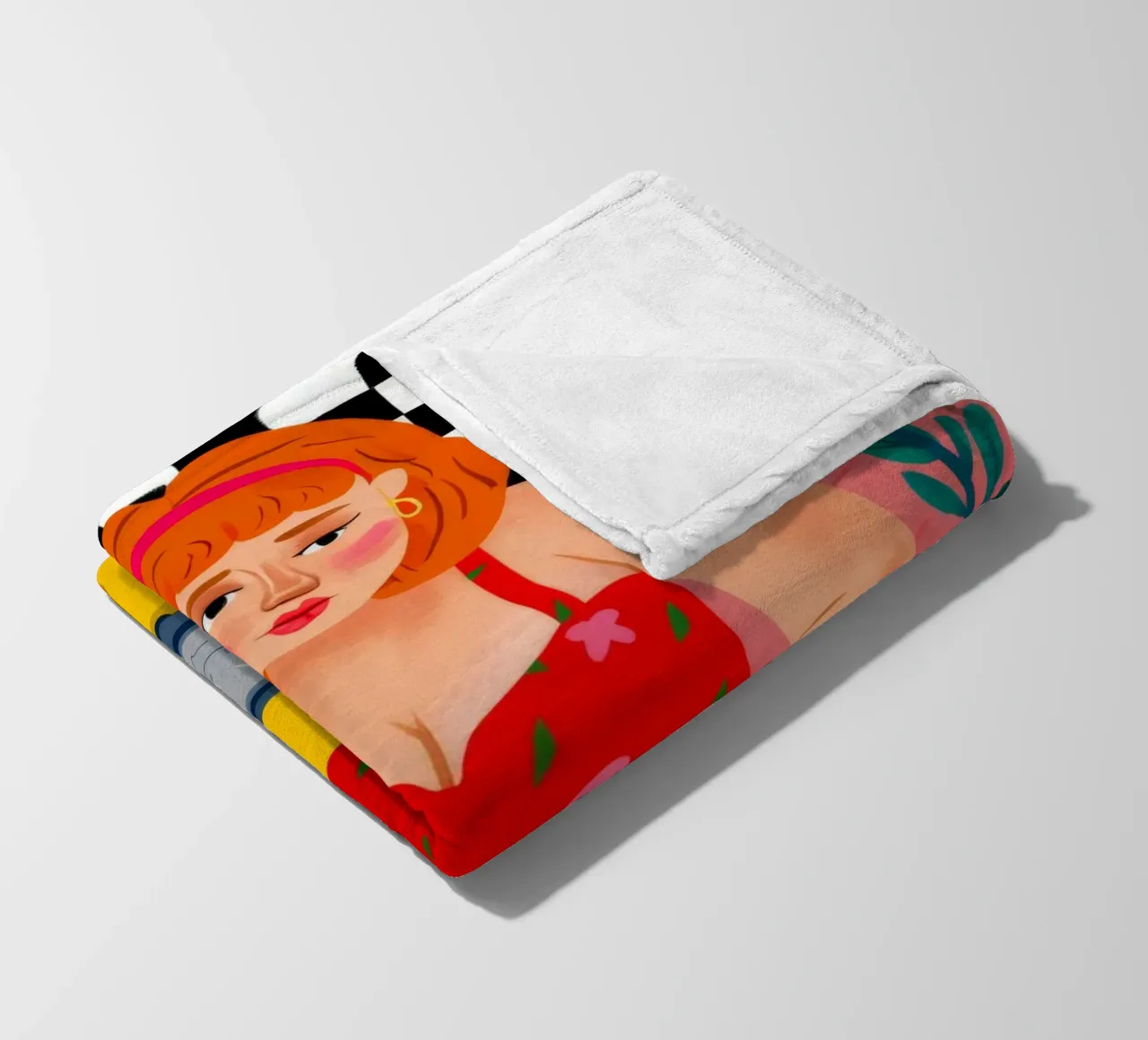 Kreativstudio Bloom Fleecedecke von Aurora Muse