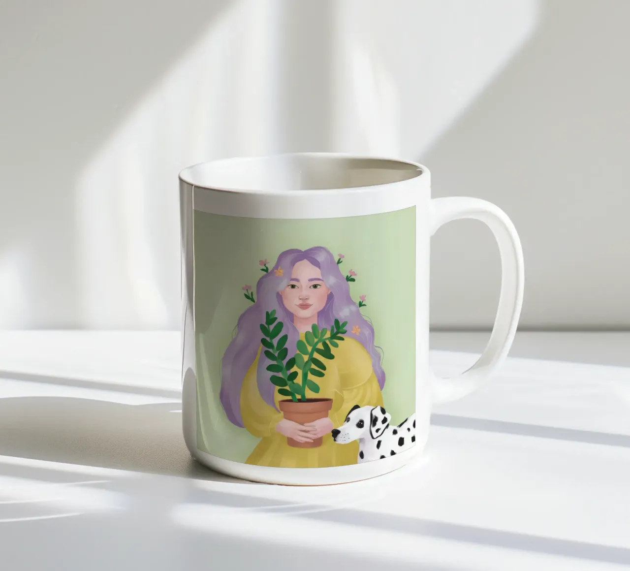 Pianta Anima che sussurra tazza in ceramica da Aurora Muse