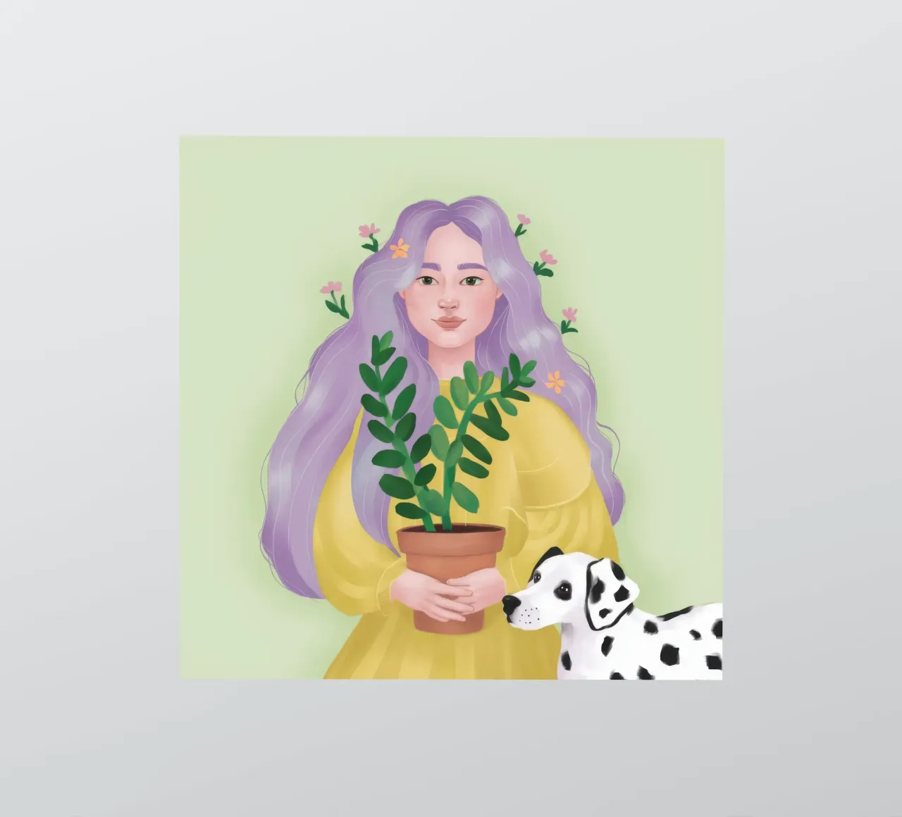 Plant Whispering Soul sticker by Aurora Muse