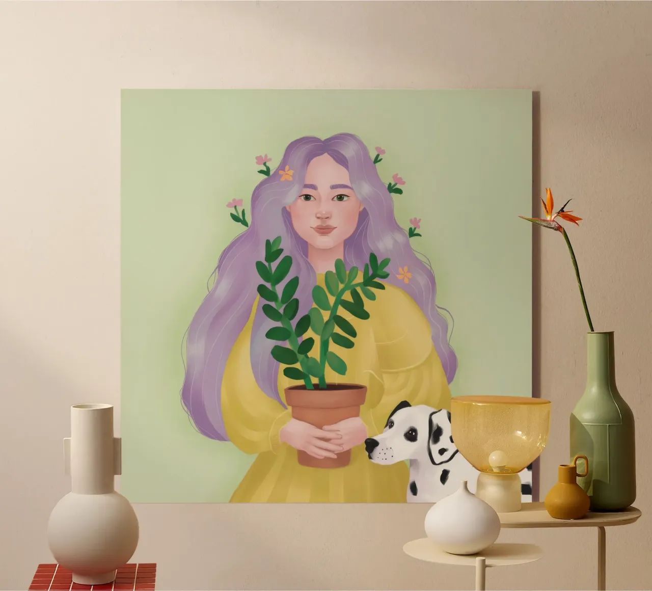 Plant Whispering Soul acrylic glass by Aurora Muse