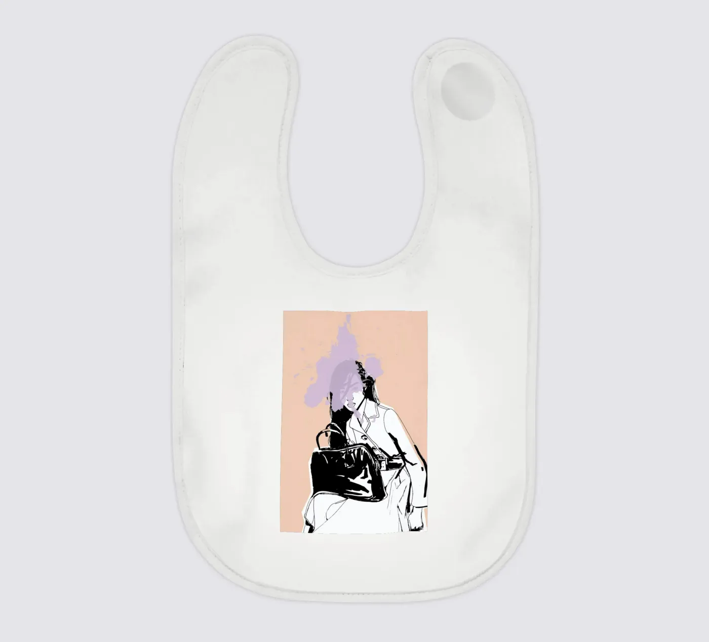 Lavender Splash bavaglino da Agnes KR Patience