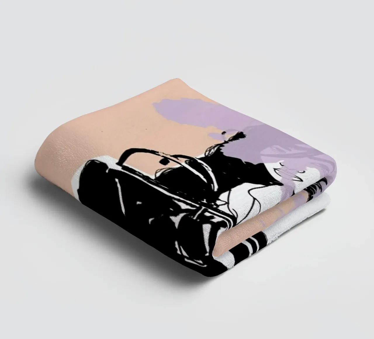 Lavender Splash asciugamano da bagno da Agnes KR Patience
