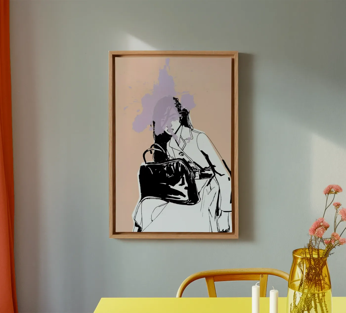 Lavender Splash tela da Agnes KR Patience