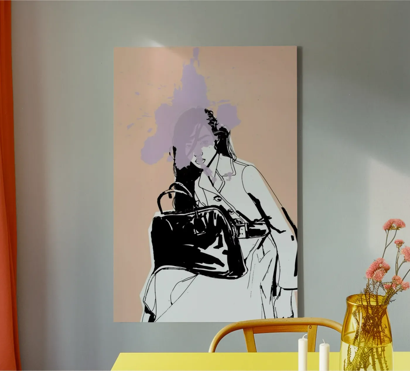 Lavender Splash tela da Agnes KR Patience