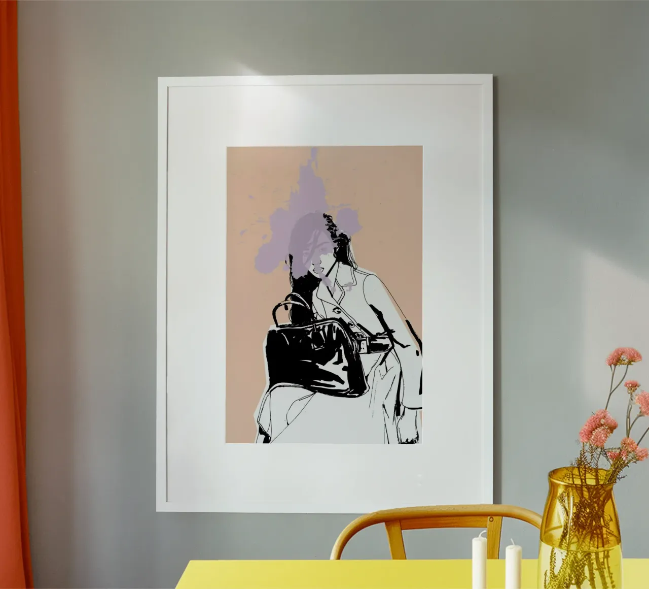 Lavender Splash poster da Agnes KR Patience