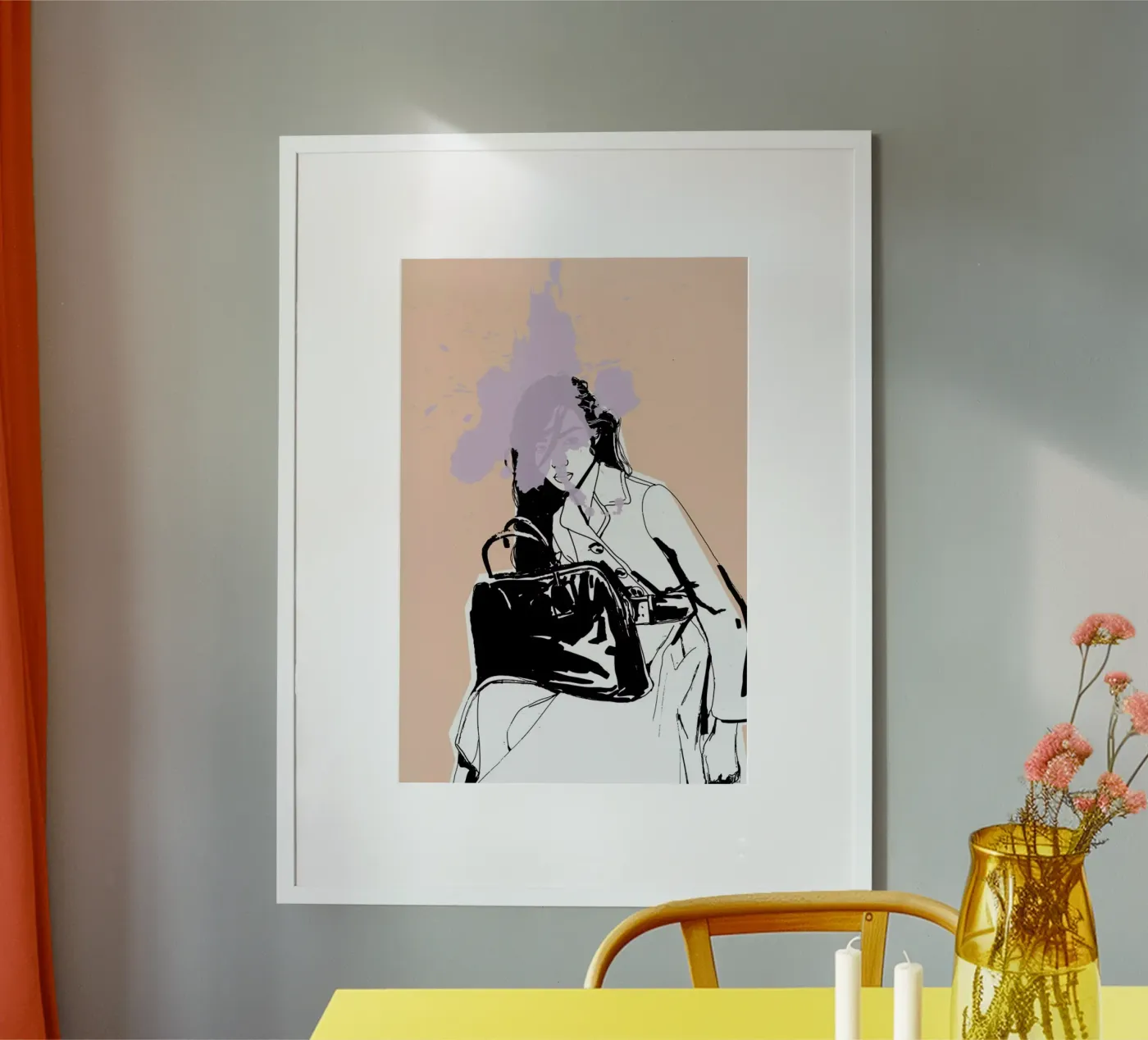Lavender Splash poster da Agnes KR Patience