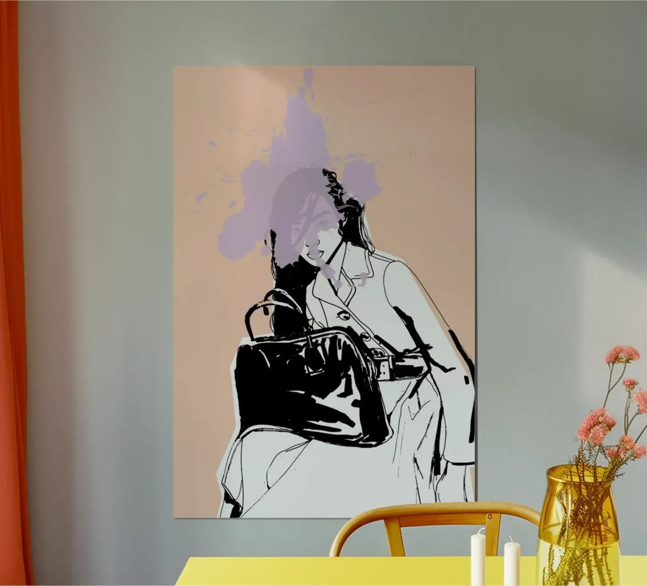 Lavender Splash poster da Agnes KR Patience