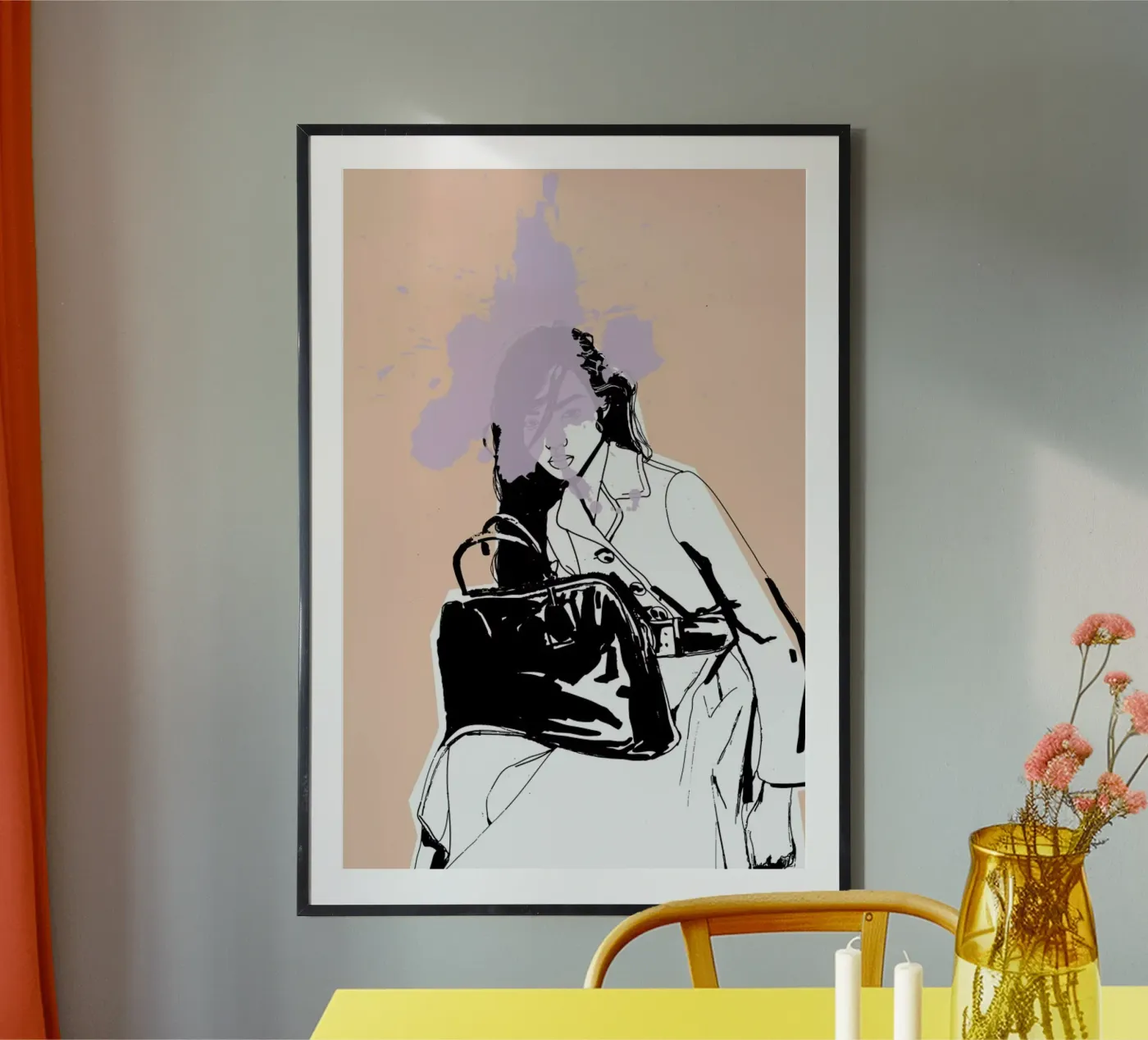 Lavender Splash poster da Agnes KR Patience