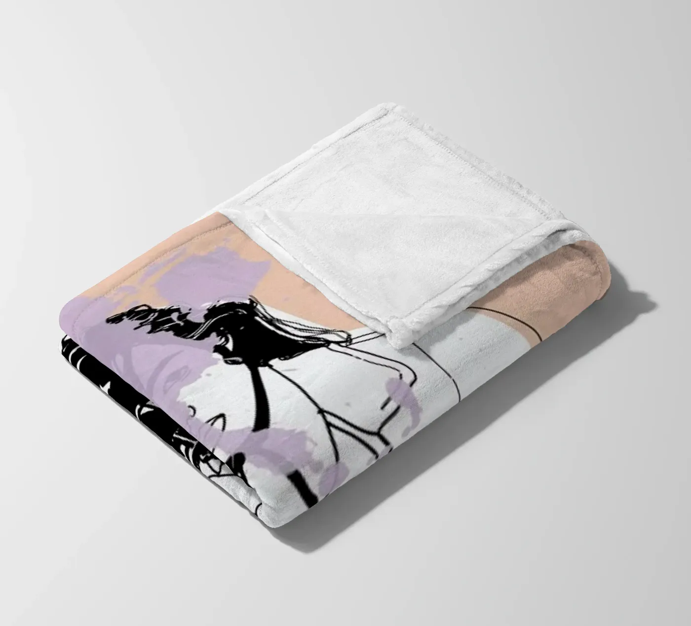 Lavender Splash fleecedeken van Agnes KR Patience