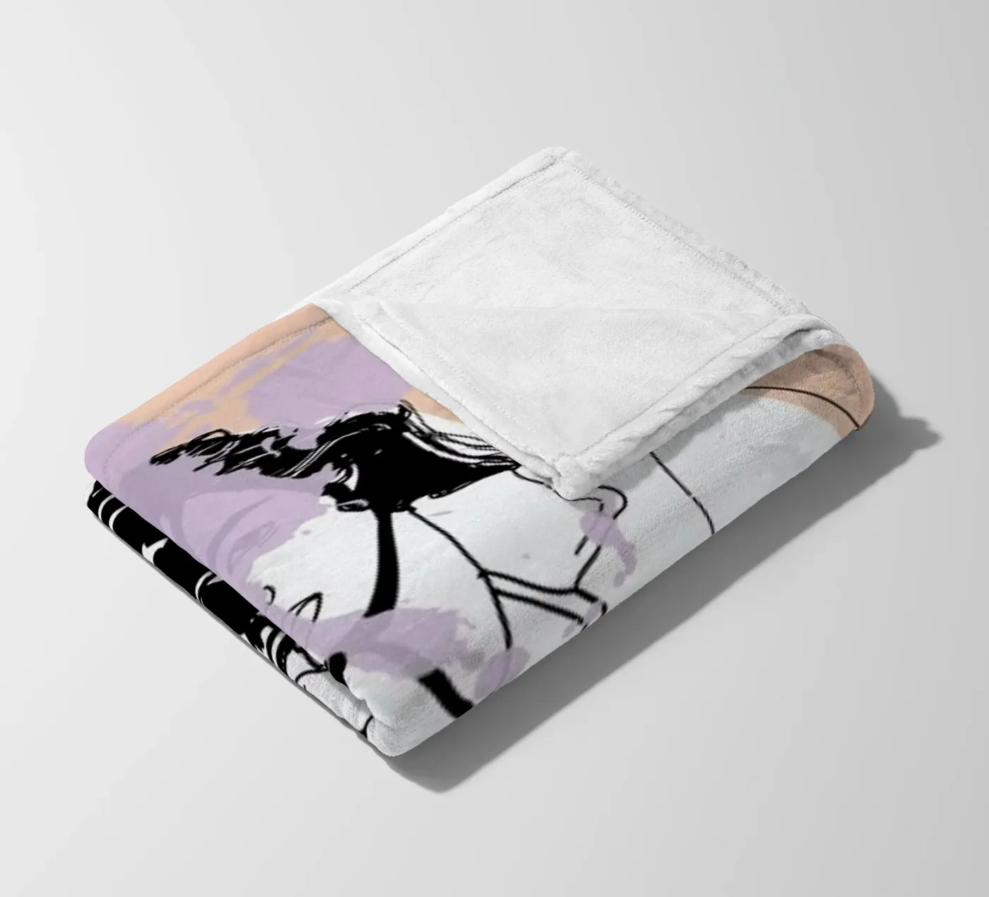 Lavender Splash fleecedeken van Agnes KR Patience