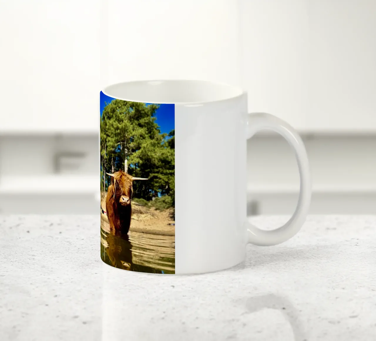 Mucca delle Highlands tazza in ceramica da RealLifeMoments