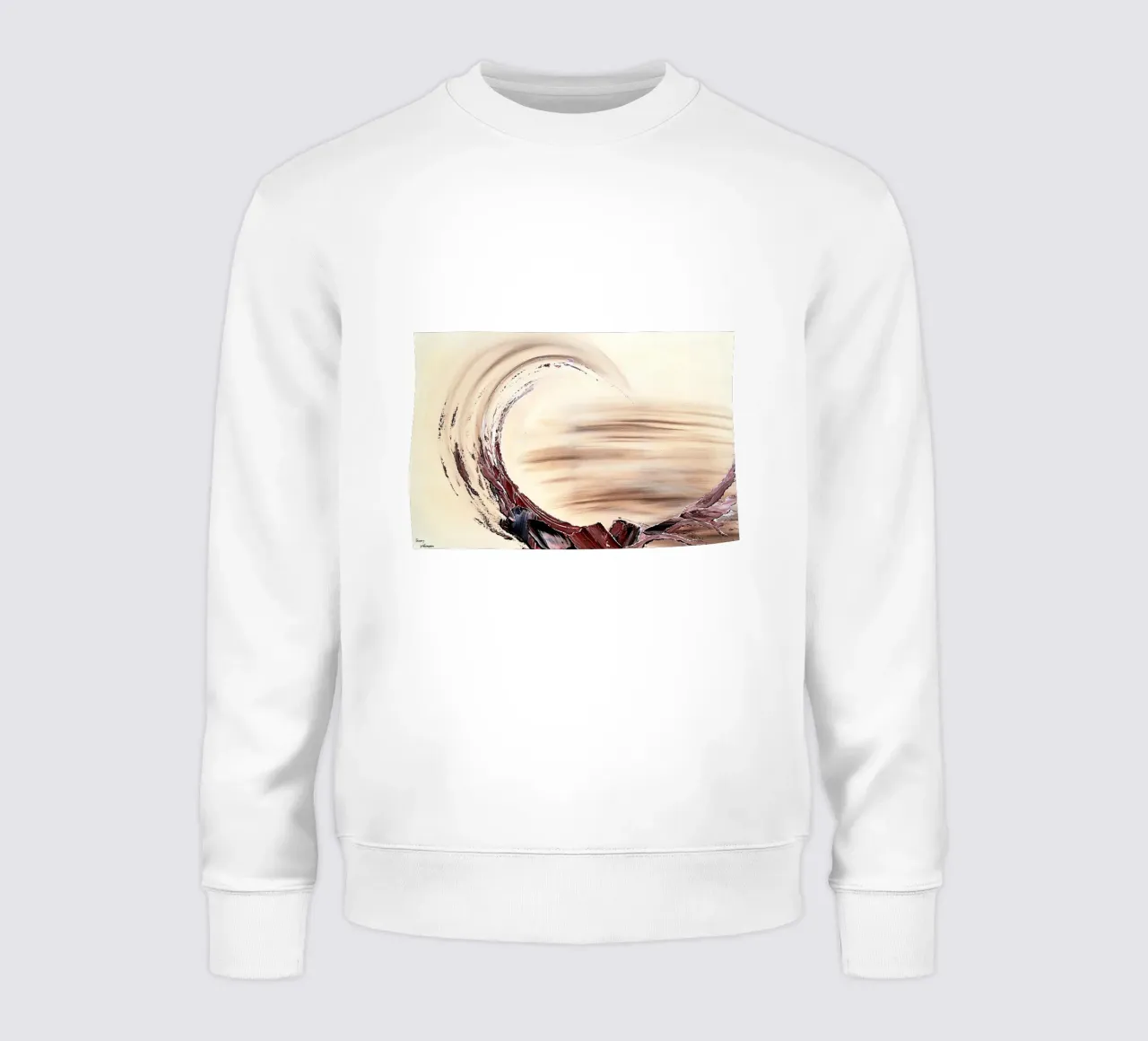 Tarde en Biarritz sudadera de Thierry Vobmann Abstract painting