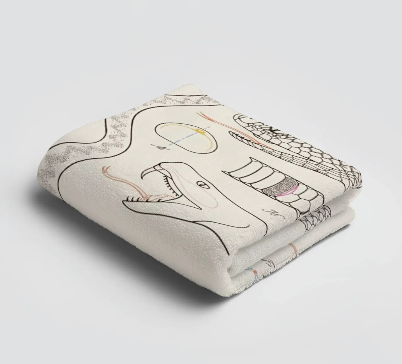 Serpent towel by Astër