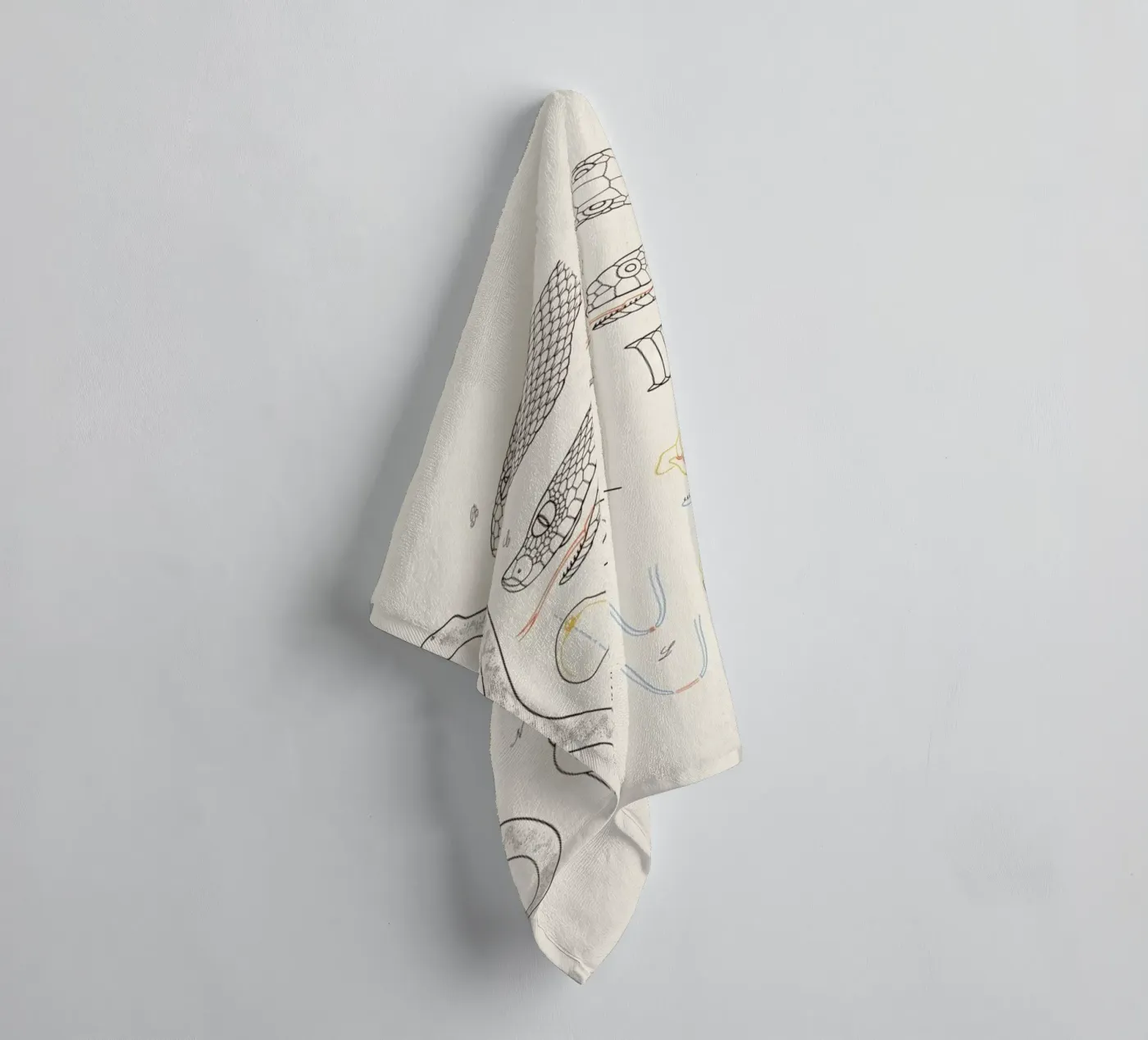 Serpent towel by Astër