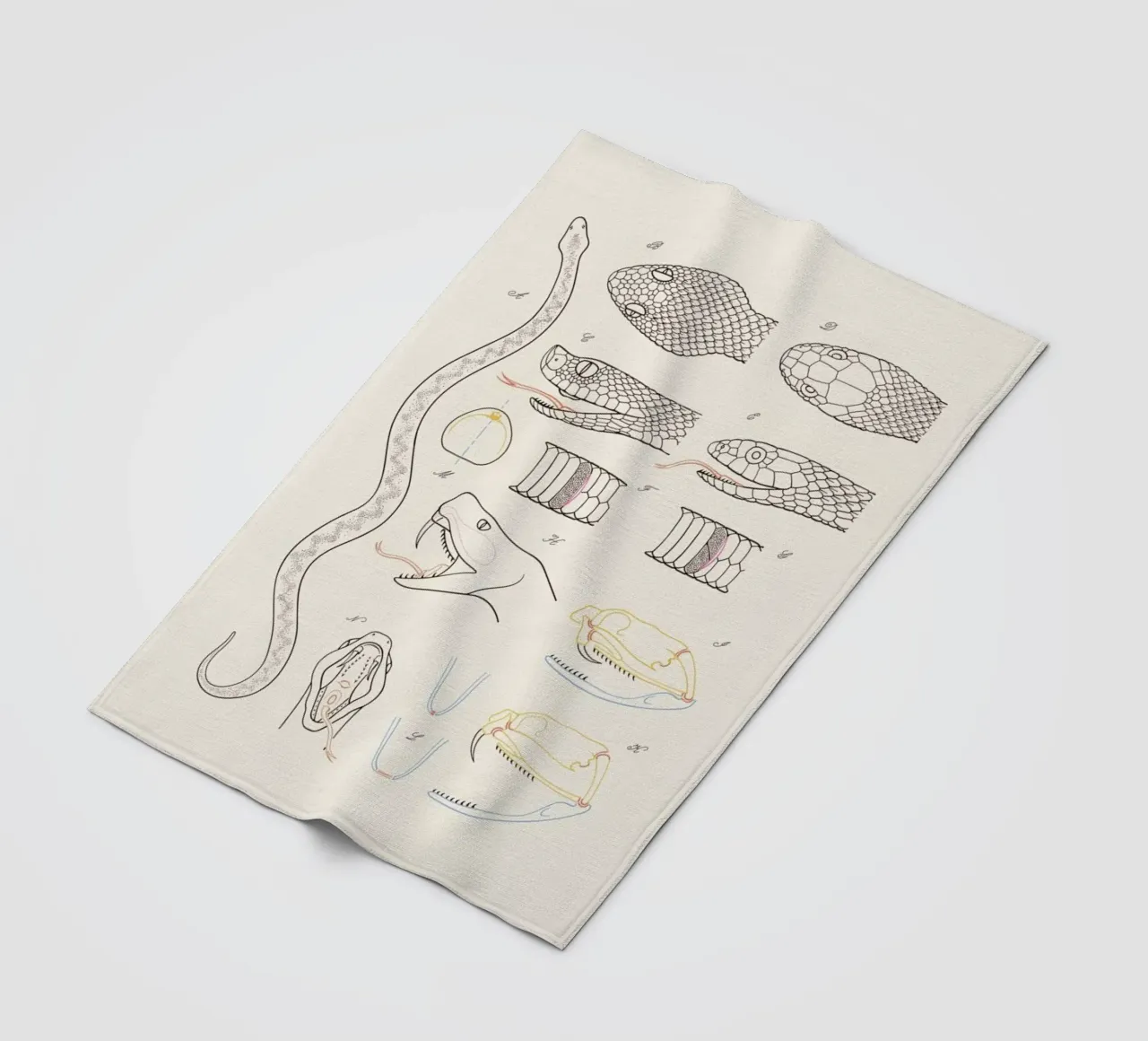 Serpent Fleecedecke von Astër