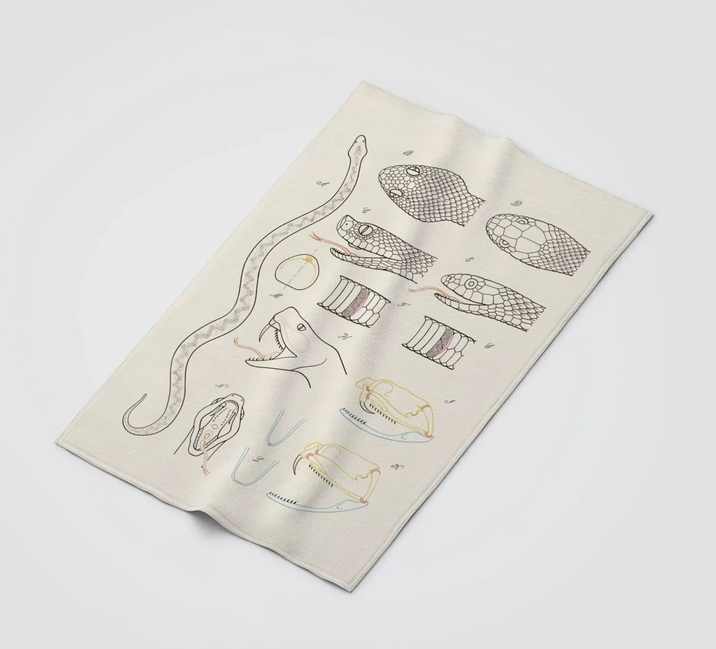 Serpent Fleecedecke von Astër