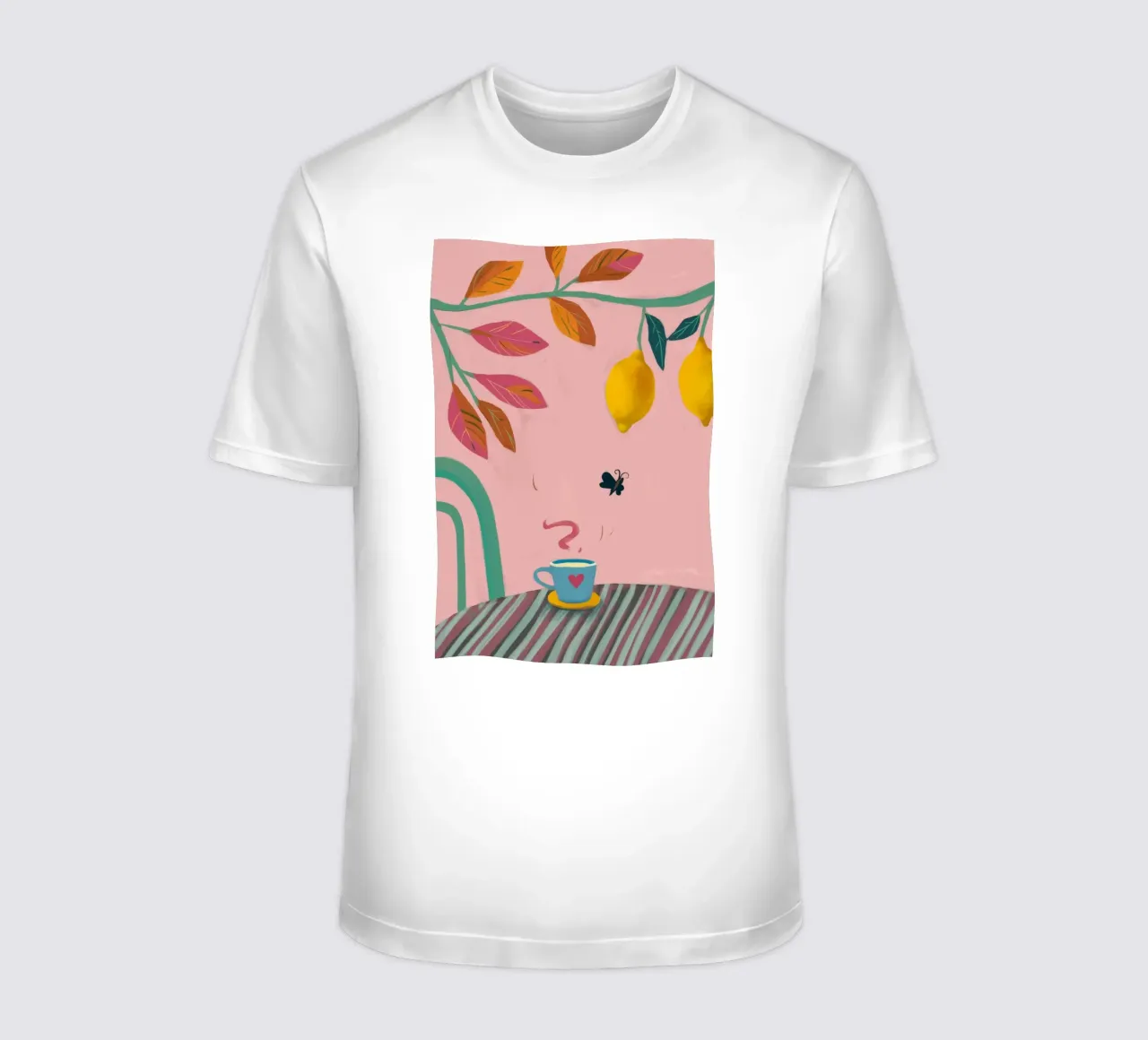 Citroen thee t-shirt van Aurora Muse