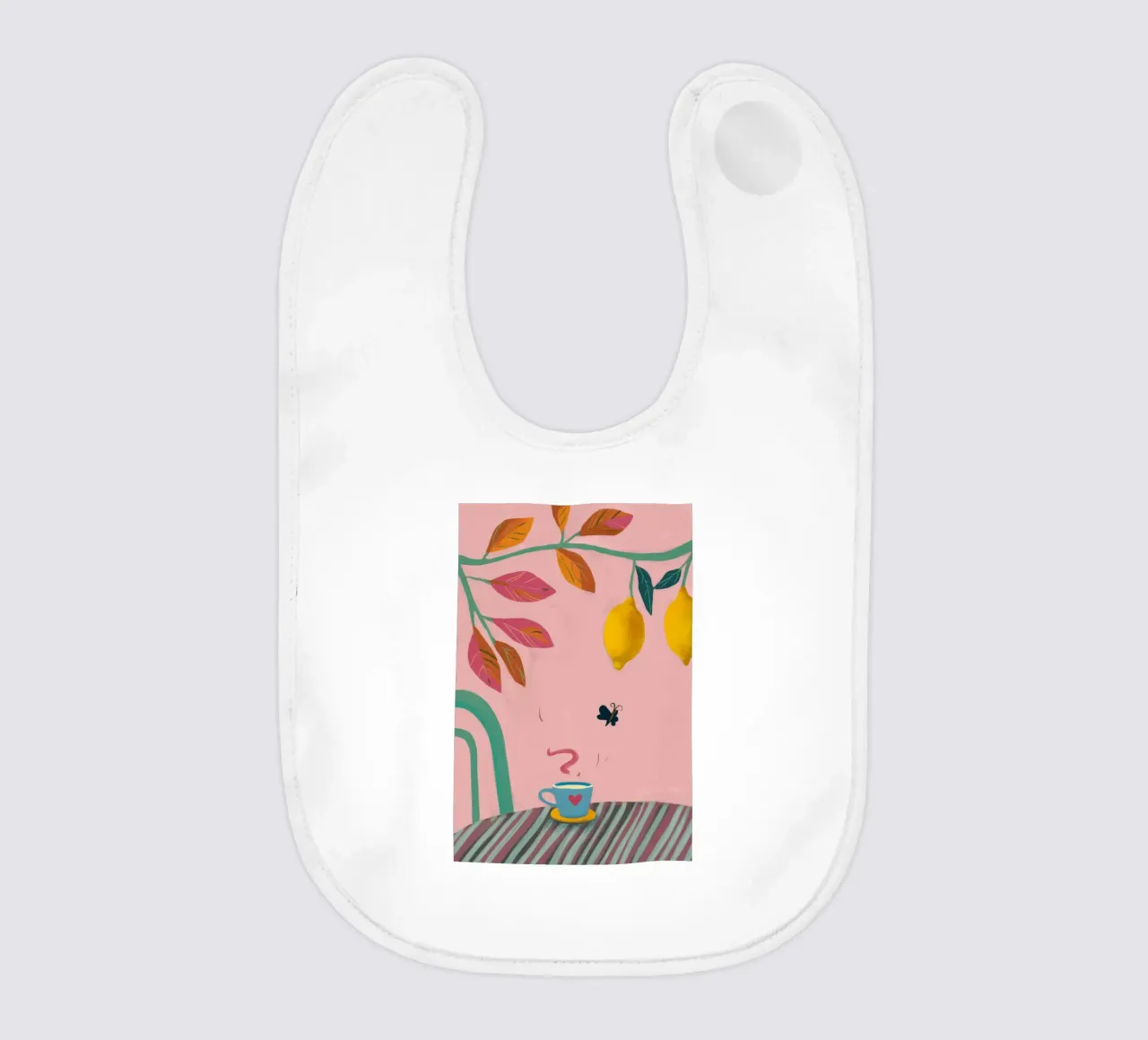 Zitronentee Whimsy Babylätzchen von Aurora Muse