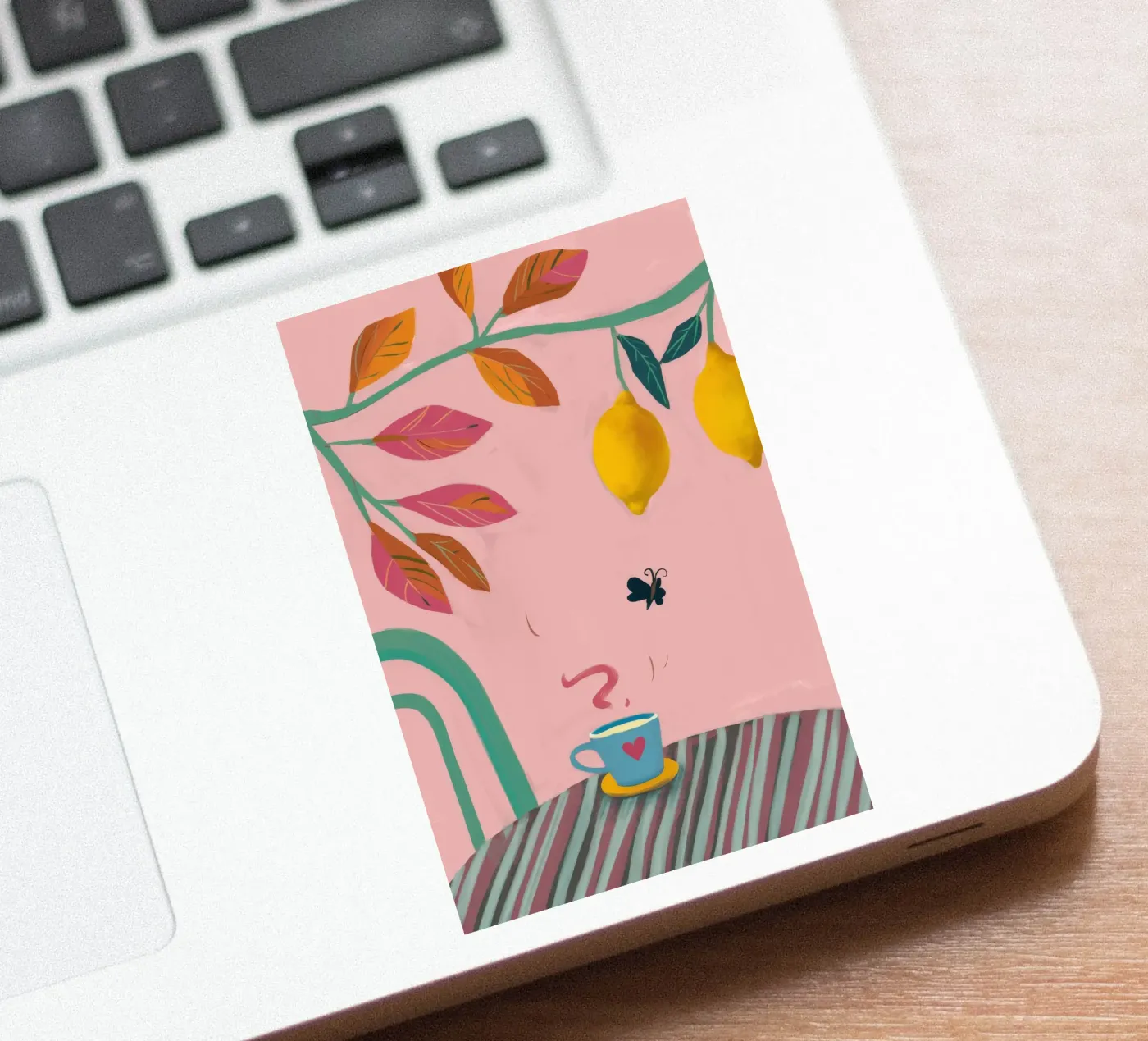 Lemon Tea Whimsy sticker by Aurora Muse