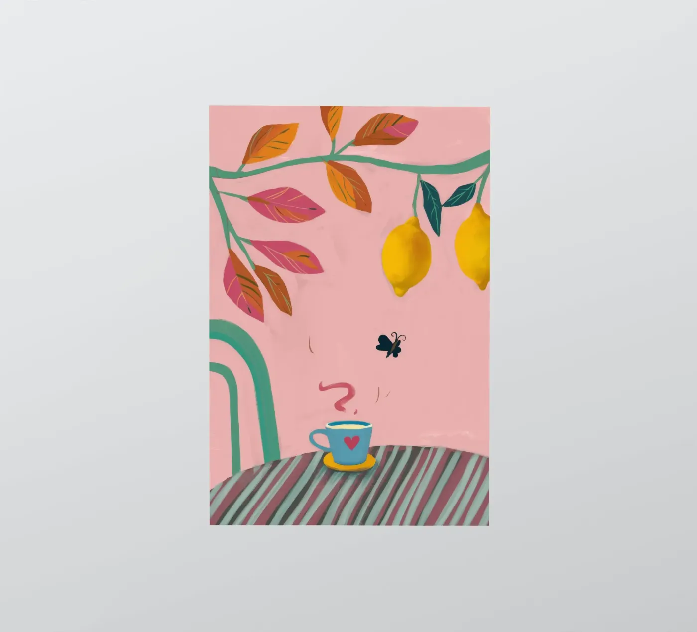 Lemon Tea Whimsy sticker by Aurora Muse