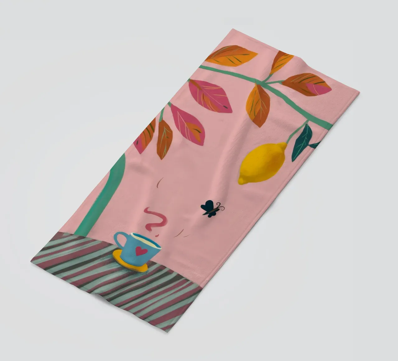 Capriccio del tè al limone telo mare da Aurora Muse