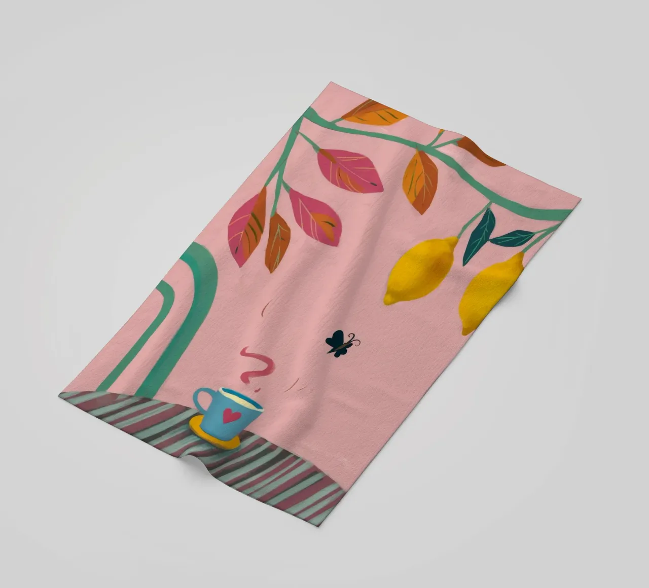 Capriccio del tè al limone telo mare da Aurora Muse