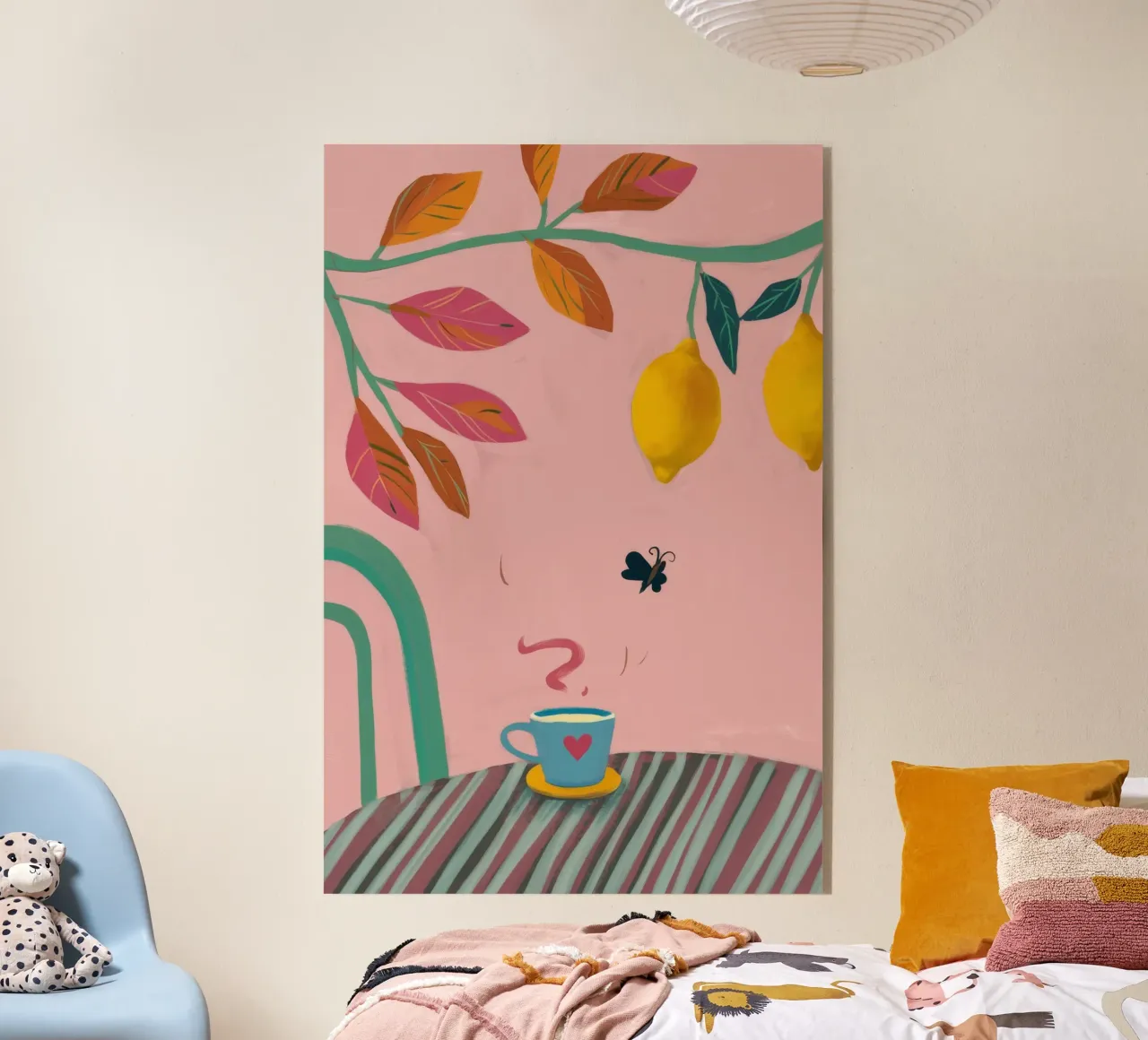 Capriccio del tè al limone plexiglass da Aurora Muse