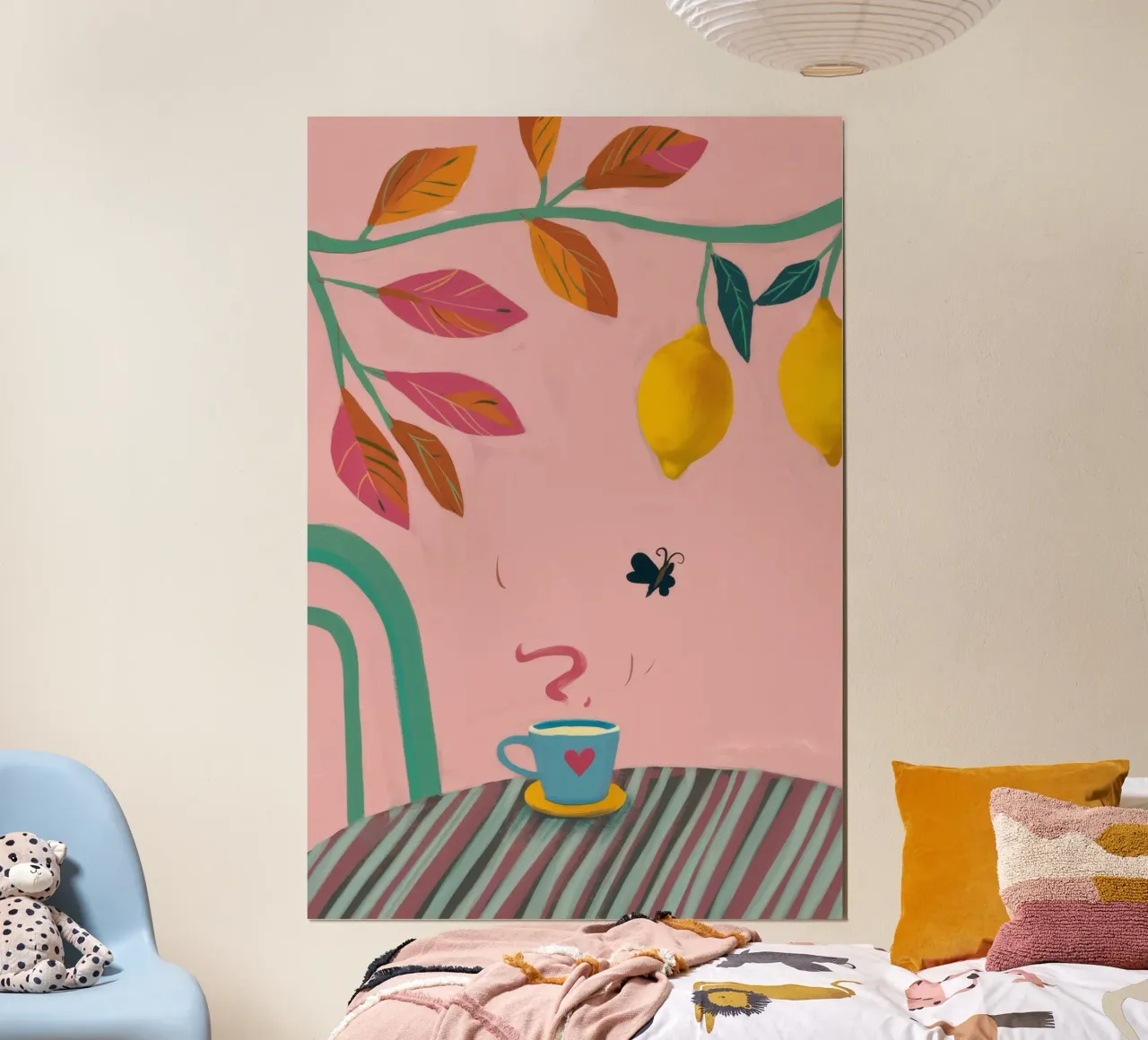 Capriccio del tè al limone poster da Aurora Muse