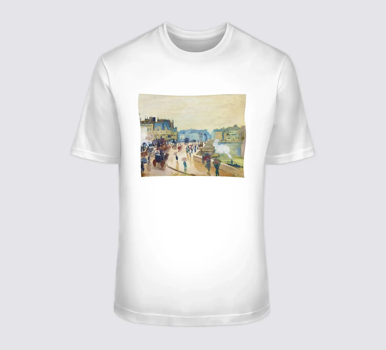 Il Pont Neuf (1871) di Claude Monet t-shirt da Monet Art Prints