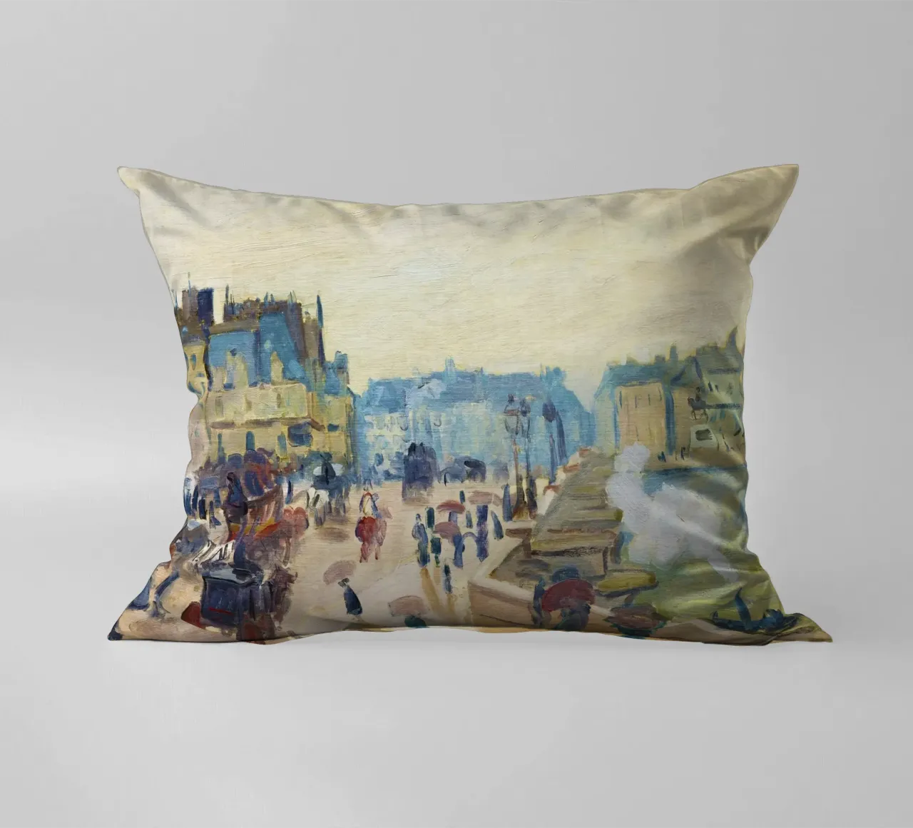 Il Pont Neuf (1871) di Claude Monet cuscino da Monet Art Prints