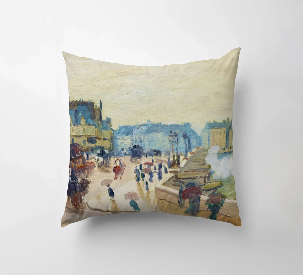 Il Pont Neuf (1871) di Claude Monet cuscino da Monet Art Prints