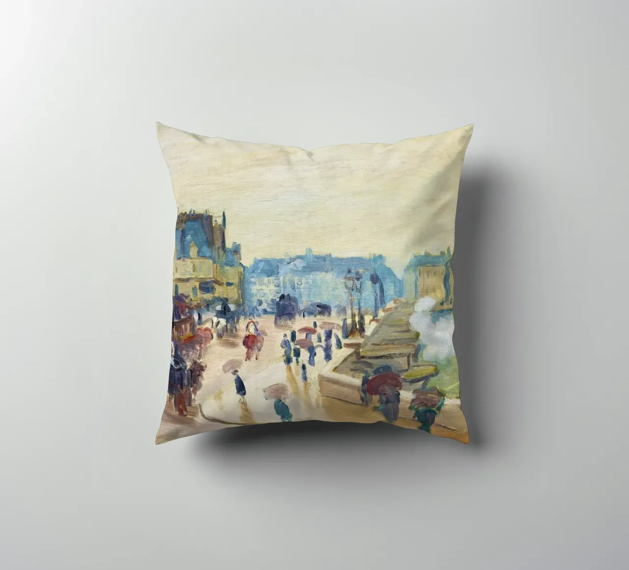 Il Pont Neuf (1871) di Claude Monet cuscino da Monet Art Prints