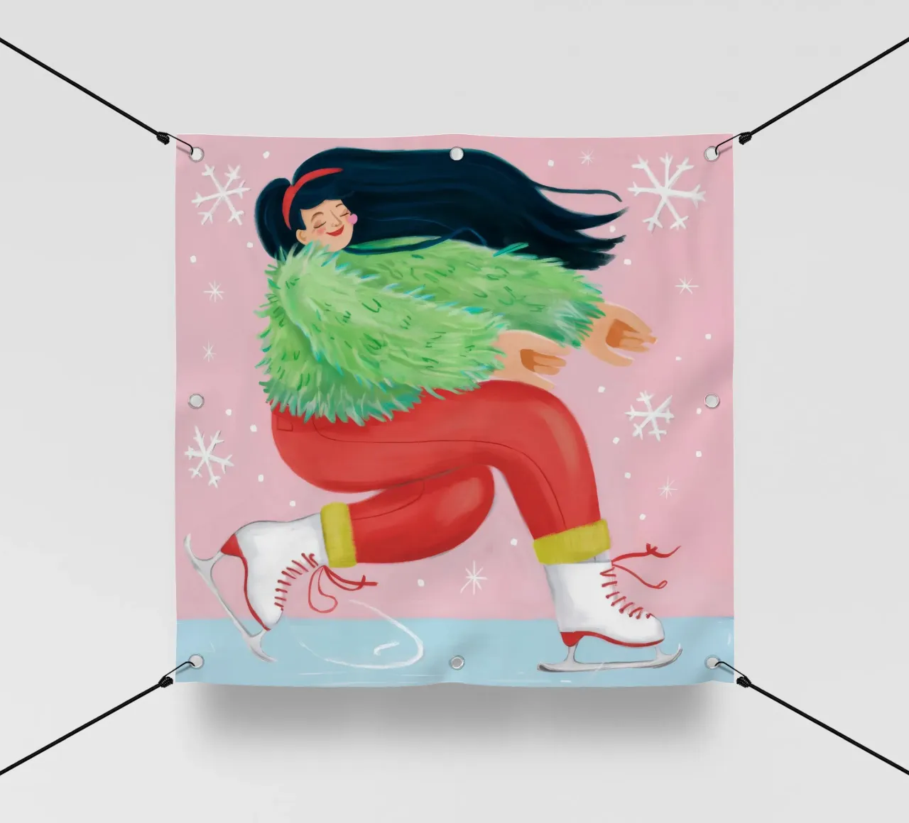 Gioia gelida del vortice telo in pvc da Aurora Muse