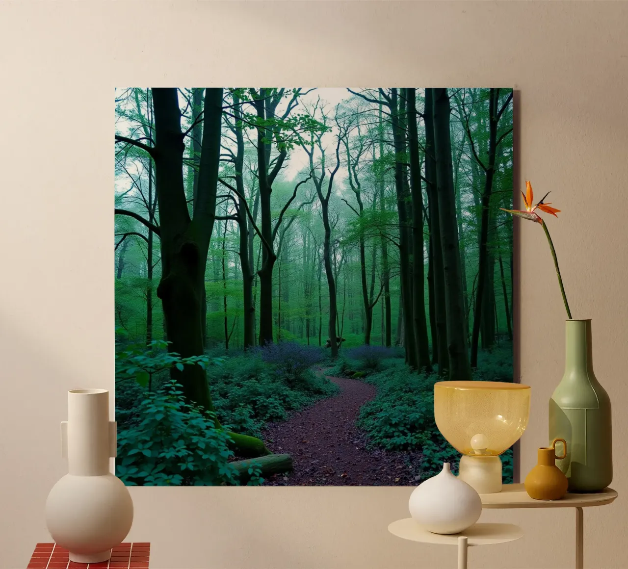 Paesaggio etereo alluminio dibond da PhotoVibe Decor