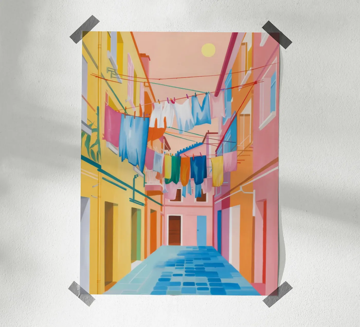 Luce della lavanderia poster da Aurora Muse