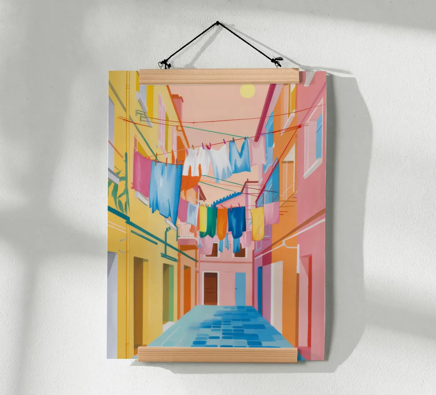 Luce della lavanderia poster da Aurora Muse