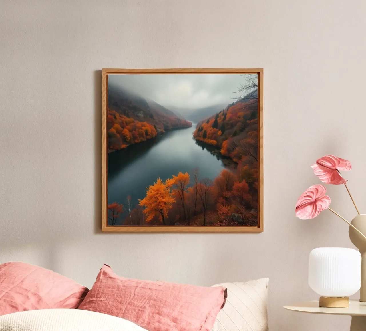 Paesaggio etereo alluminio dibond da PhotoVibe Decor