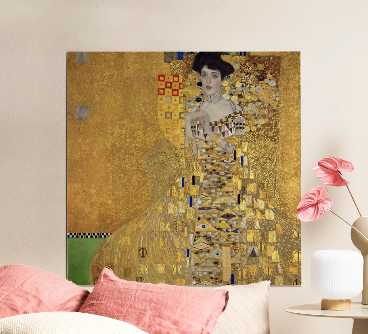 Portrait of Adele Bloch-Bauer I by Gustav Klimt poster by Classic Art Prints