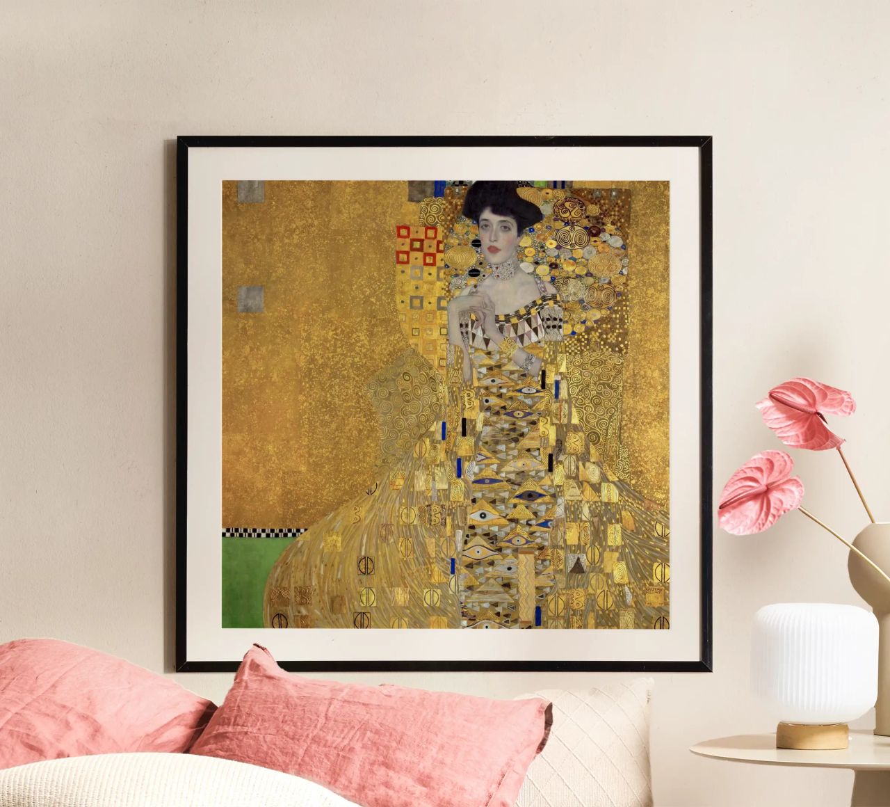 Portrait of Adele Bloch-Bauer I by Gustav Klimt poster by Classic Art Prints