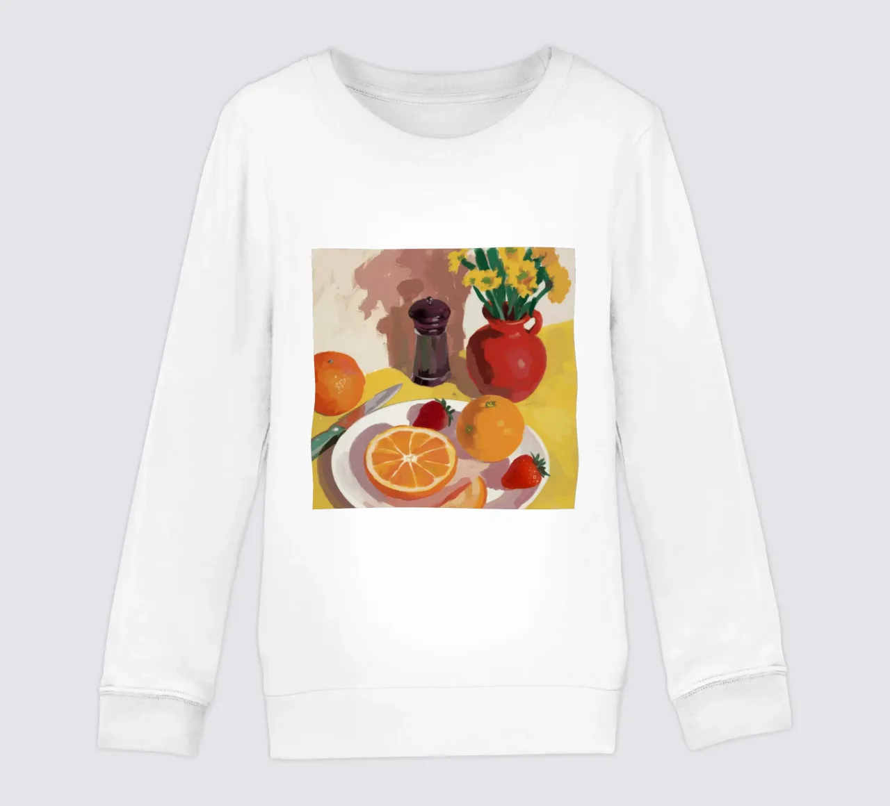 Zitrus-Morgen-Palette Kinder Sweatshirt von Aurora Muse