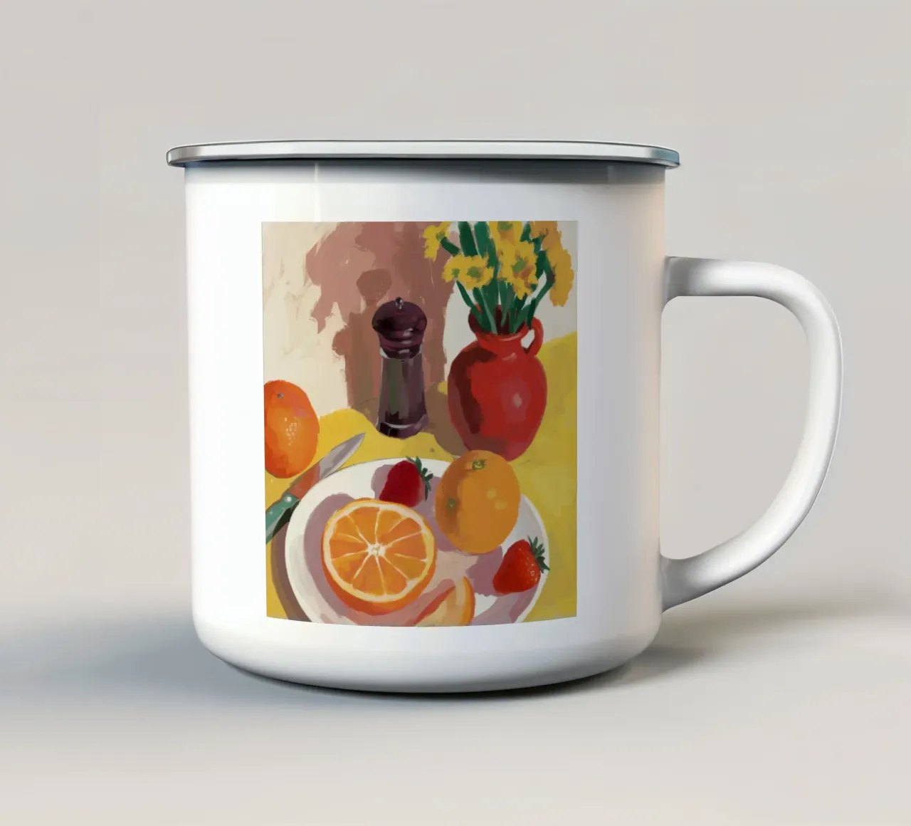 Palette Citrus Morning tazza in smalto da Aurora Muse