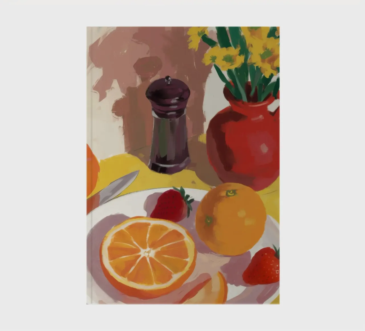 Citrus Morning Palette notebook by Aurora Muse