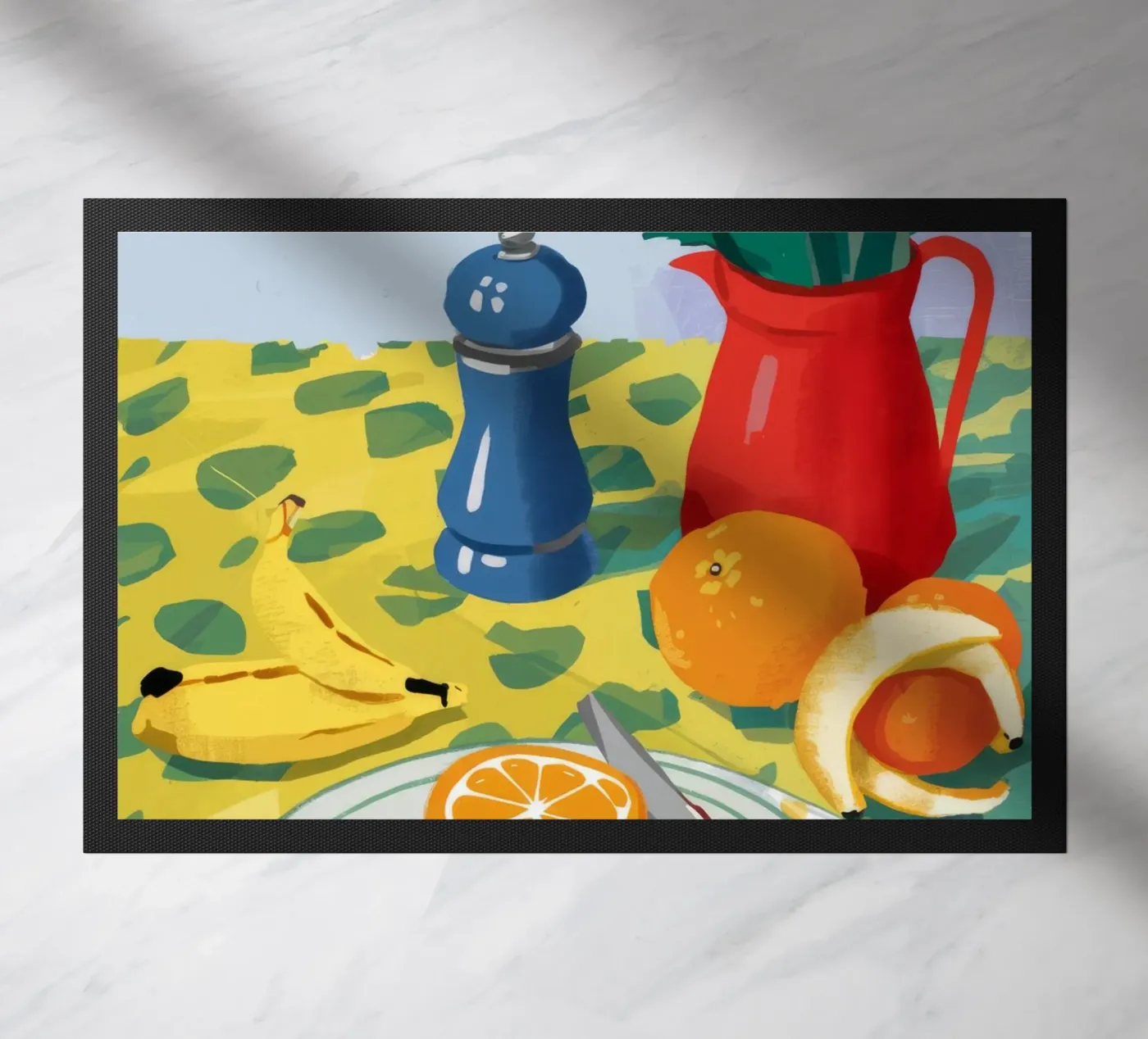 Daffodil Table Cheer doormat by Aurora Muse