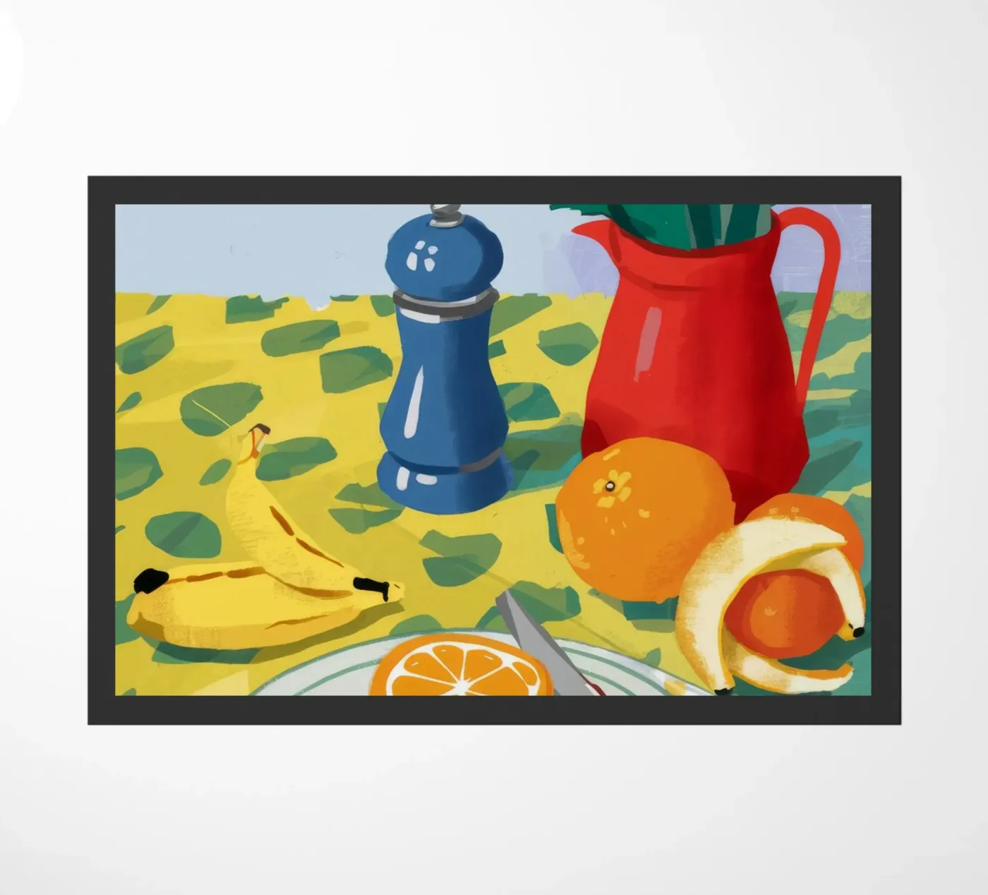 Daffodil Table Cheer doormat by Aurora Muse