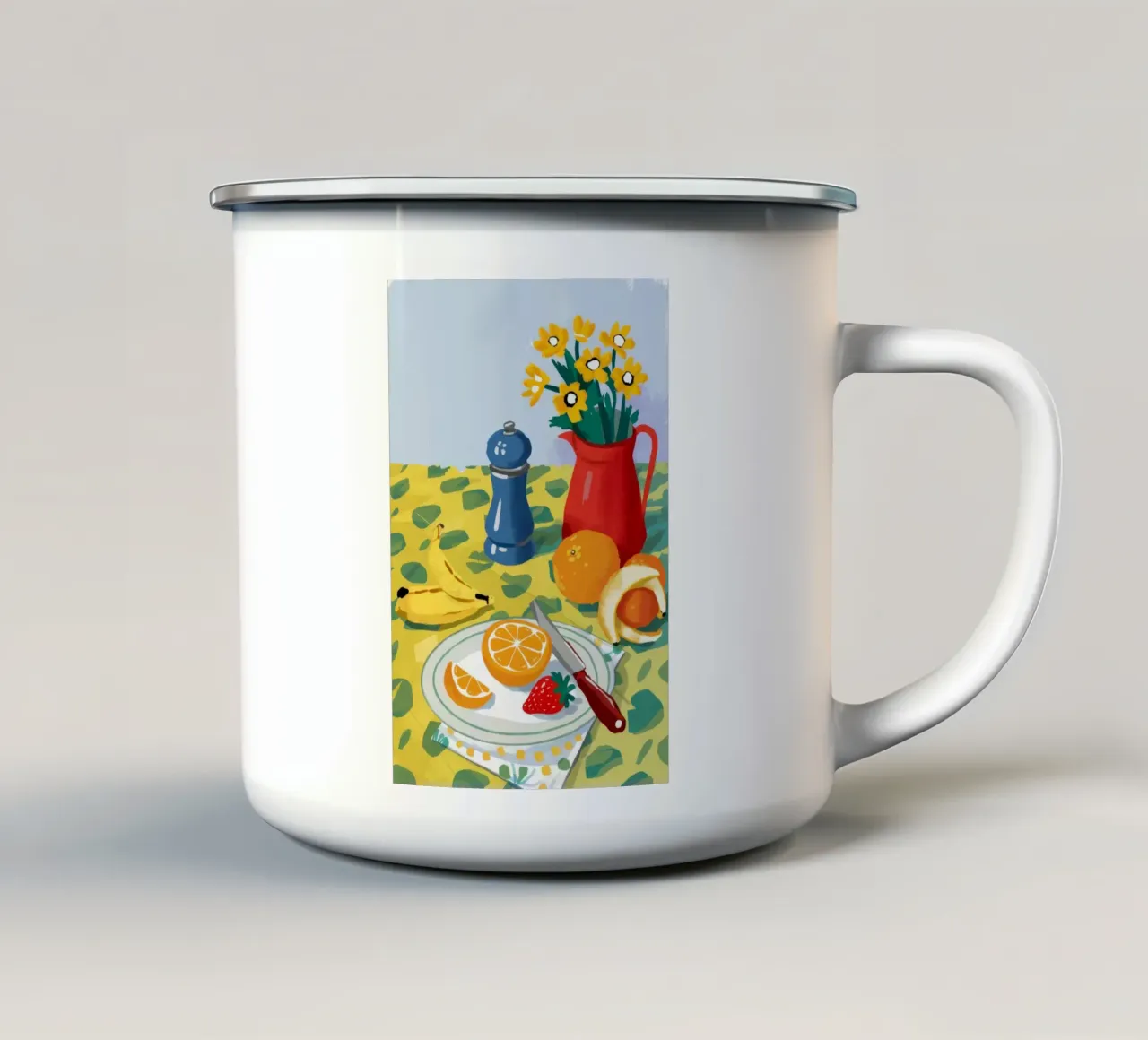 Allegria da tavola Daffodil tazza in smalto da Aurora Muse