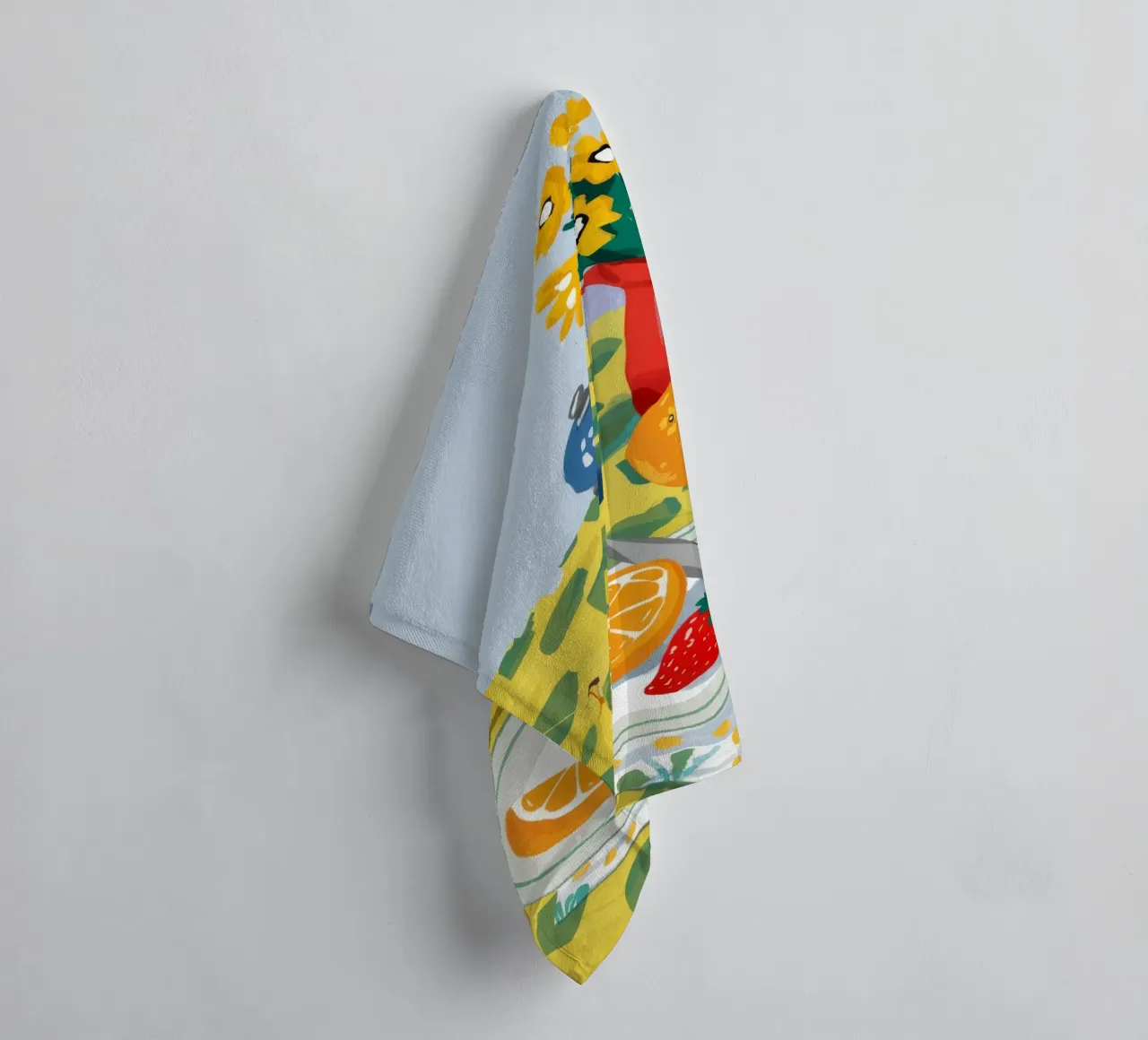 Daffodil Table Cheer towel by Aurora Muse